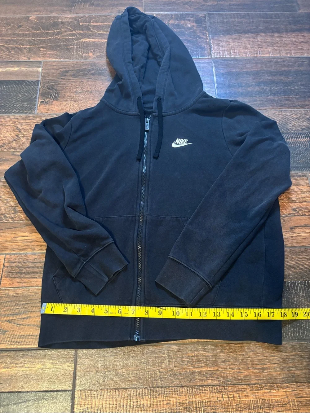 Nike Kids Black Zip-Up Hoodie Jacket